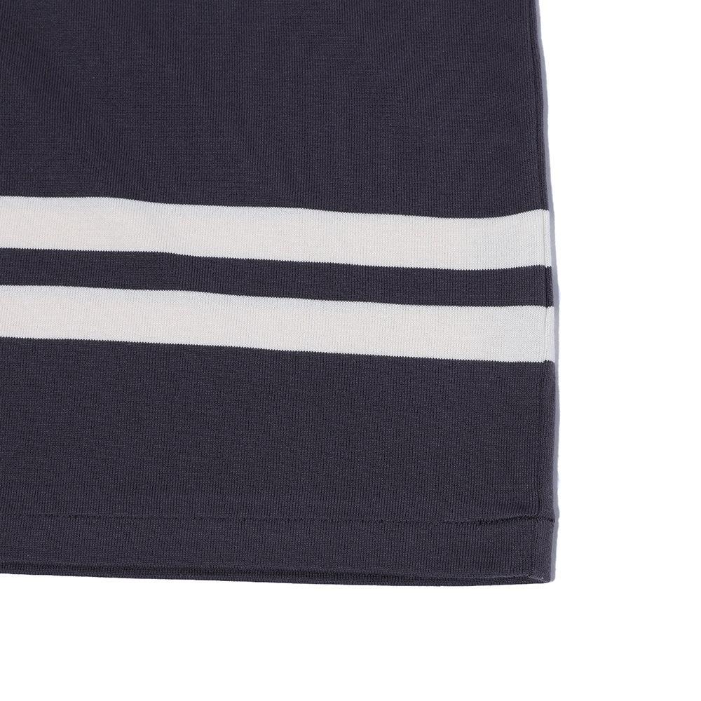 Warehouse & Co. Lot. 4113 Striped T-shirt Black-T-shirt-Clutch Cafe