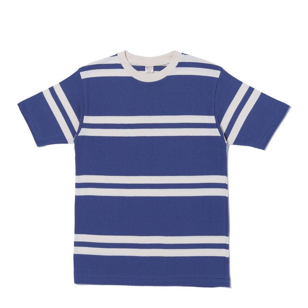 Warehouse & Co. Lot. 4113 Striped T-shirt Navy-T-shirt-Clutch Cafe