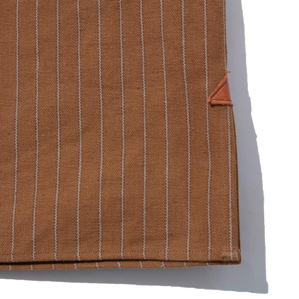 Warehouse & Co. x Greenbaum Lot. 2213 1880 Heavy Leather Bound Jumper Duck Stripe-Shirt-Clutch Cafe