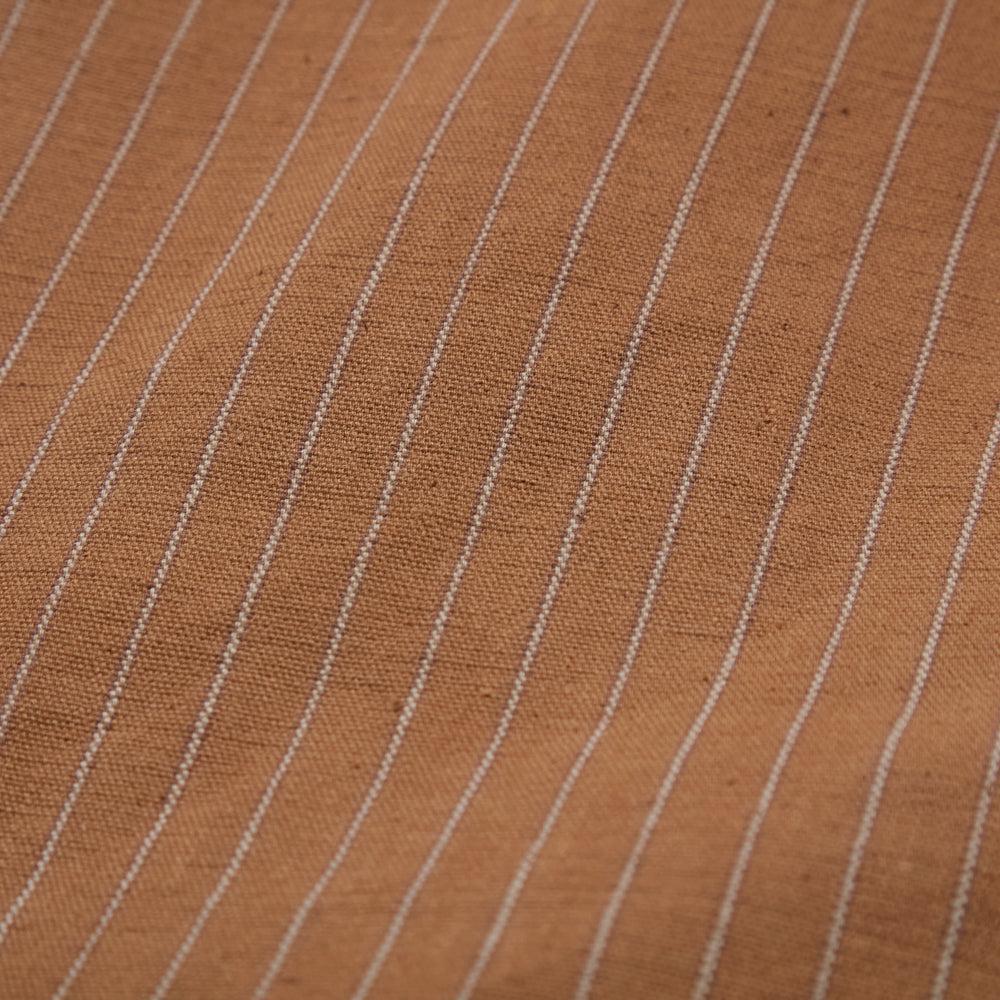 Warehouse & Co. x Greenbaum Lot. 2213 1880 Heavy Leather Bound Jumper Duck Stripe-Shirt-Clutch Cafe