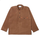 Warehouse & Co. x Greenbaum Lot. 2213 1880 Heavy Leather Bound Jumper Duck Stripe-Shirt-Clutch Cafe