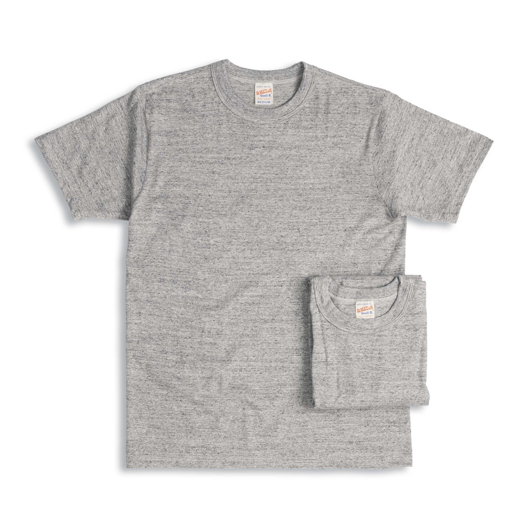 Whitesville 2Pack S/S T-shirt H. Grey-T-shirt-Clutch Cafe
