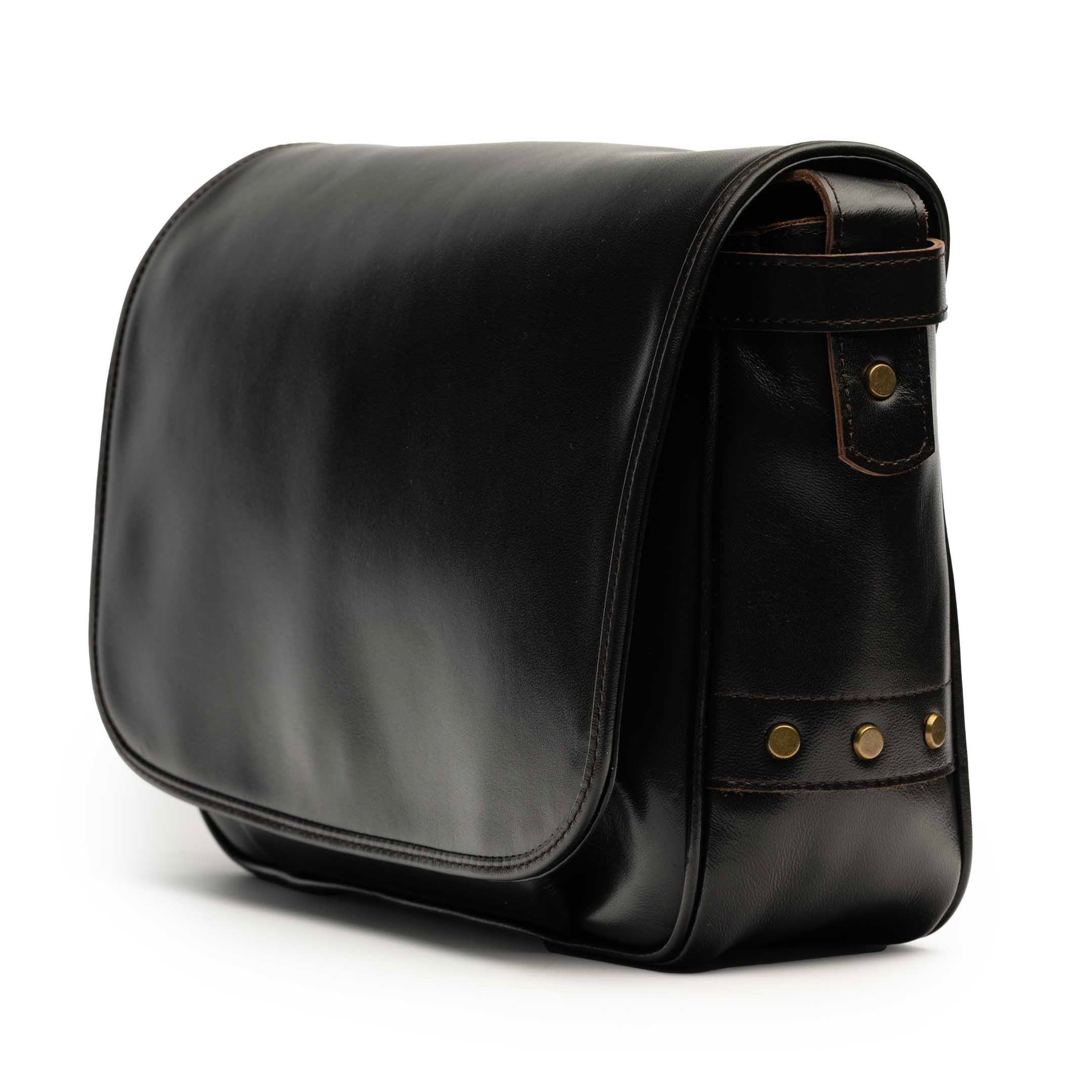 Y'2 Leather BG-10-S Eco Horsehide Mail Bag Black-Bag-Clutch Cafe