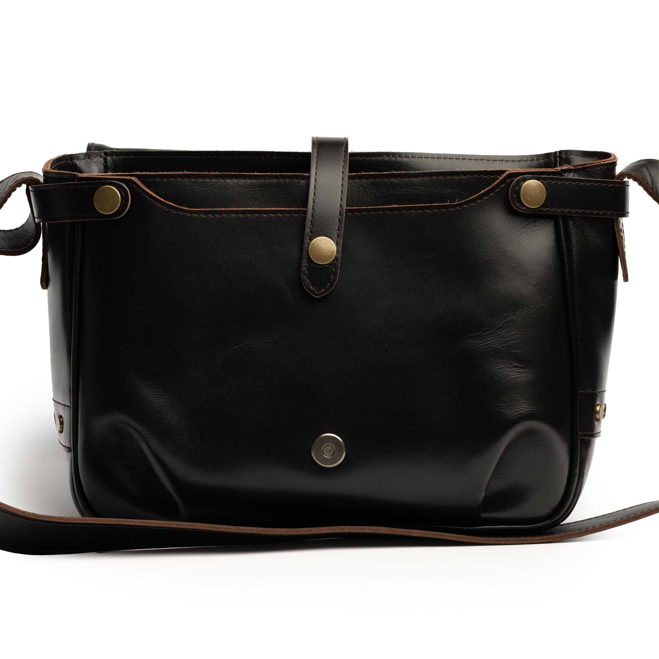 Y'2 Leather BG-10-S Eco Horsehide Mail Bag Black-Bag-Clutch Cafe