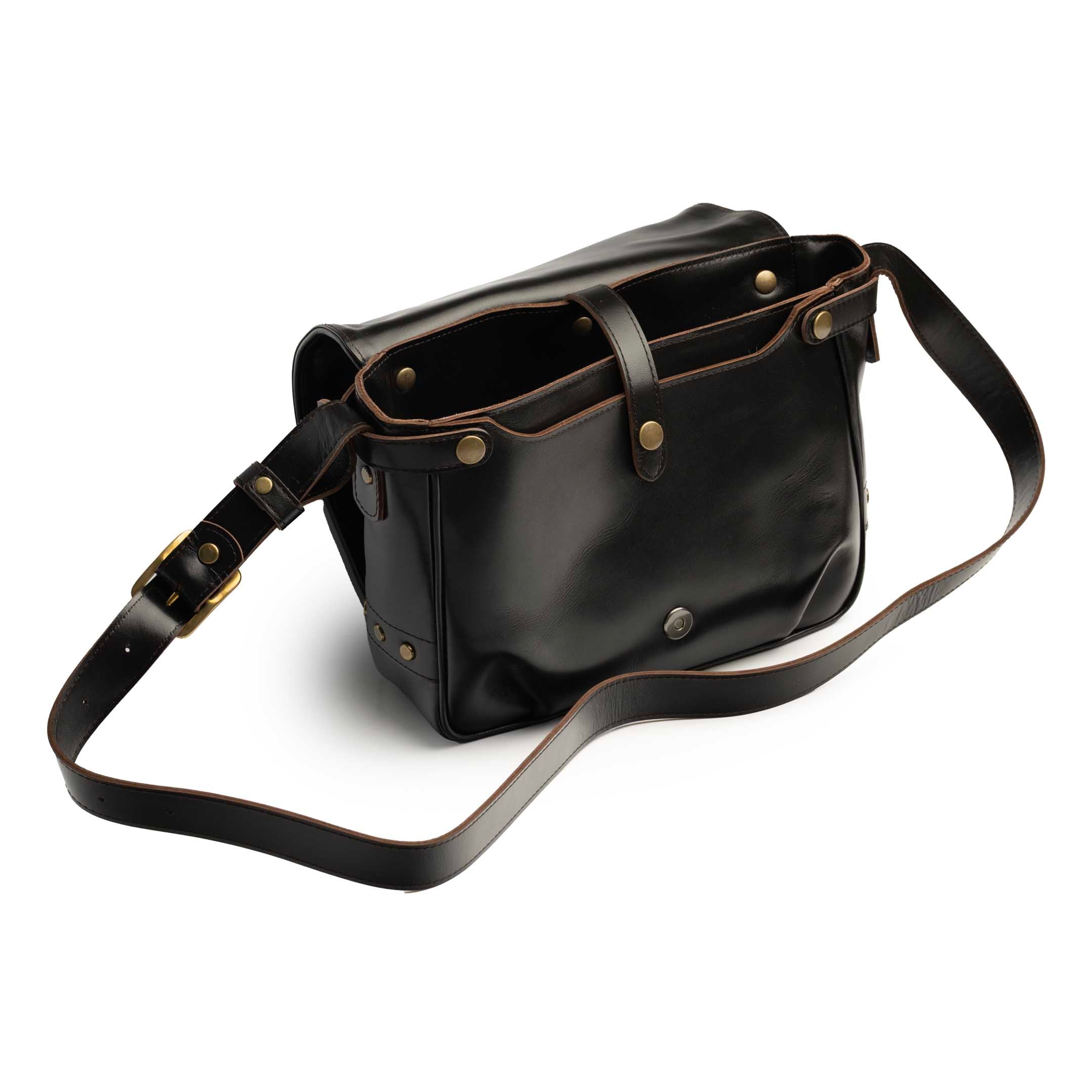 Y'2 Leather BG-10-S Eco Horsehide Mail Bag Black-Bag-Clutch Cafe