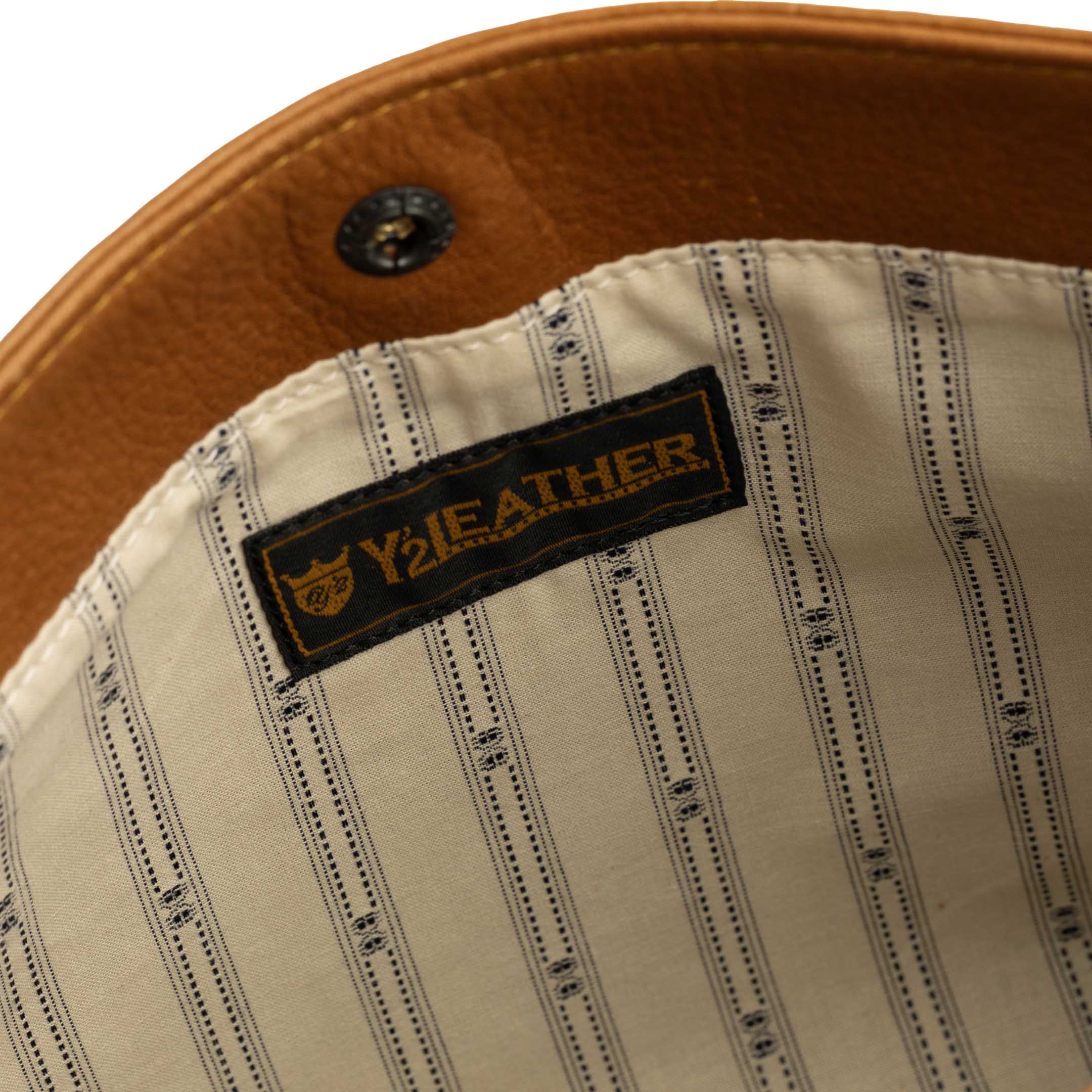 Y'2 Leather BG-18 Natural Scar Steer Sacoche Bag Camel-Bag-Clutch Cafe