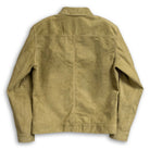Y'2 Leather Horse Roughout WWII Jean Jacket Khaki-Leather Jacket-Clutch Cafe-selvage denim-selfedge denim