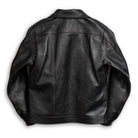 Y'2 Leather Iron Tanned Horse 60's Jean Jacket Black-Leather Jacket-Clutch Cafe-selvage denim-selfedge denim