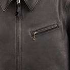 Y'2 Leather SPR-45 Sheepskin Single Jacket Black-Leather Jacket-Clutch Cafe