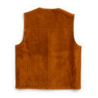 Y'2 Leather Steer Roughout Wool Boa Vest Camel-Leather Jacket-Clutch Cafe