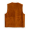 Y'2 Leather Steer Roughout Wool Boa Vest Camel-Leather Jacket-Clutch Cafe