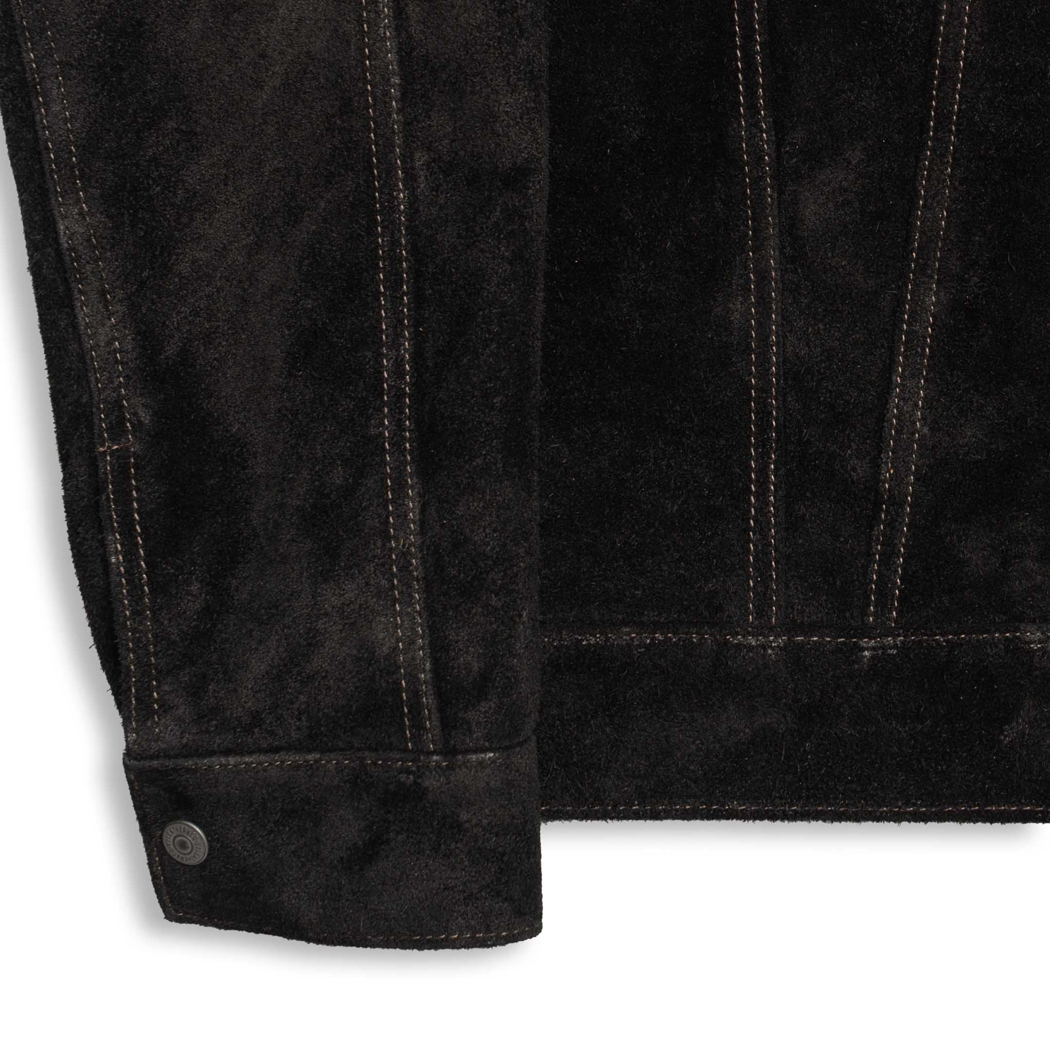 Y'2 Leather TB-139 3rd Type Jean Jacket Black-Leather Jacket-Clutch Cafe-selvage denim-selfedge denim