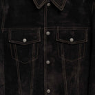 Y'2 Leather TB-139 3rd Type Jean Jacket Black-Leather Jacket-Clutch Cafe-selvage denim-selfedge denim