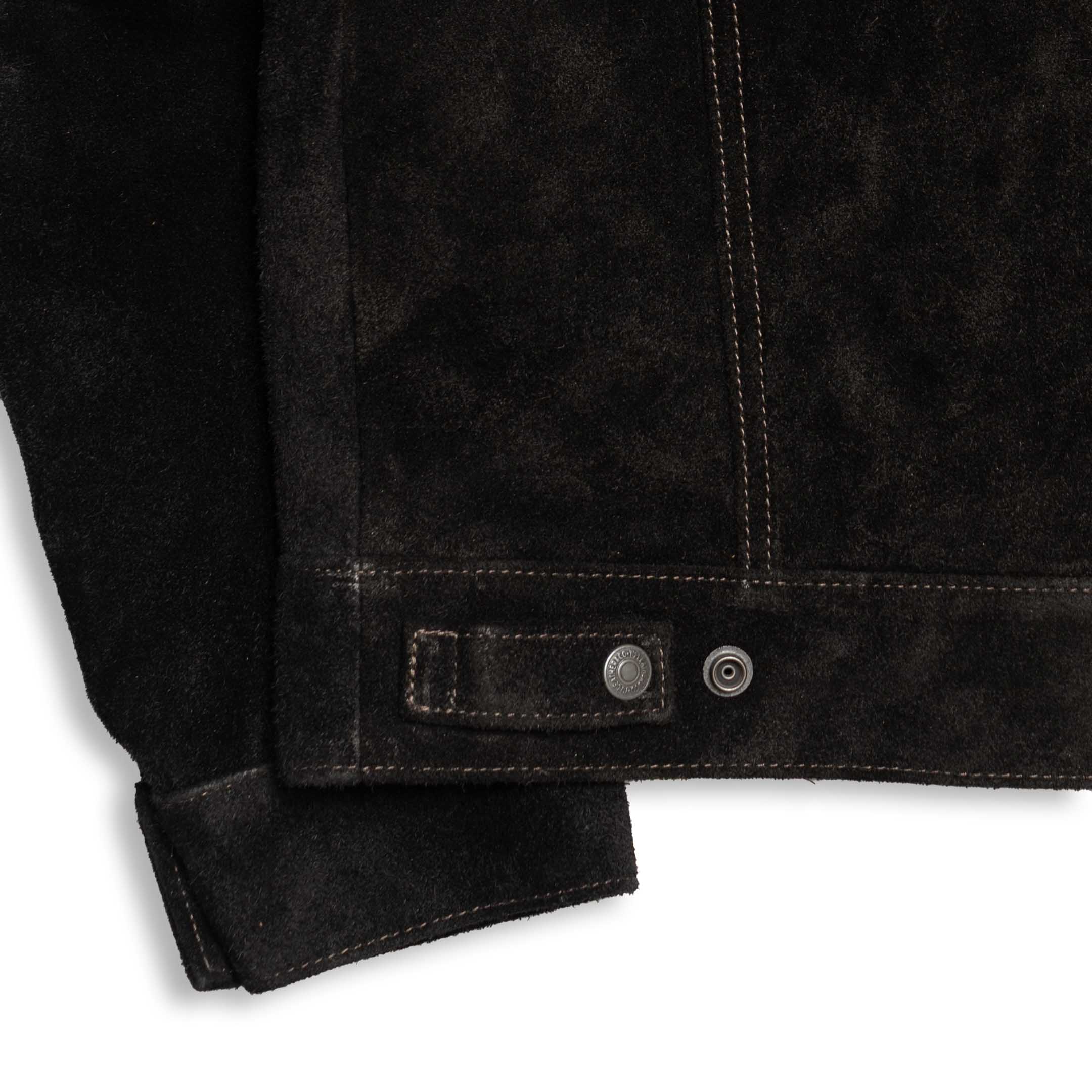 Y'2 Leather TB-139 3rd Type Jean Jacket Black-Leather Jacket-Clutch Cafe-selvage denim-selfedge denim