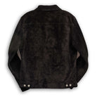 Y'2 Leather TB-141 Steer Roughout 2nd Type Jean Jacket Black-Leather Jacket-Clutch Cafe