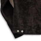 Y'2 Leather TB-141 Steer Roughout 2nd Type Jean Jacket Black-Leather Jacket-Clutch Cafe