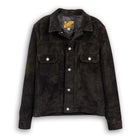 Y'2 Leather TB-141 Steer Roughout 2nd Type Jean Jacket Black-Leather Jacket-Clutch Cafe