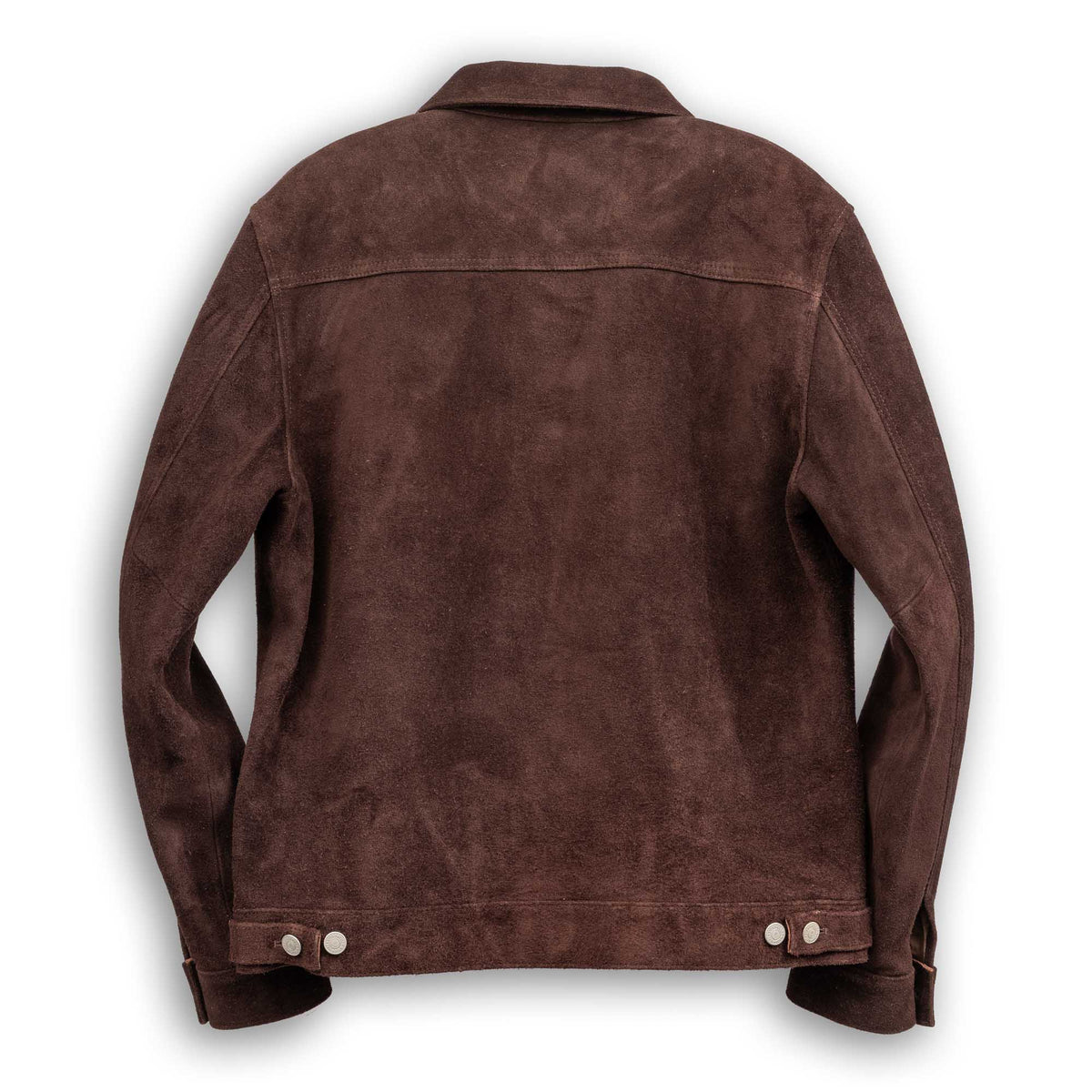 Y'2 Leather TB-141 Steer Roughout 2nd Type Jean Jacket Brown-Leather Jacket-Clutch Cafe