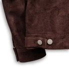 Y'2 Leather TB-141 Steer Roughout 2nd Type Jean Jacket Brown-Leather Jacket-Clutch Cafe