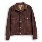 Y'2 Leather TB-141 Steer Roughout 2nd Type Jean Jacket Brown-Leather Jacket-Clutch Cafe