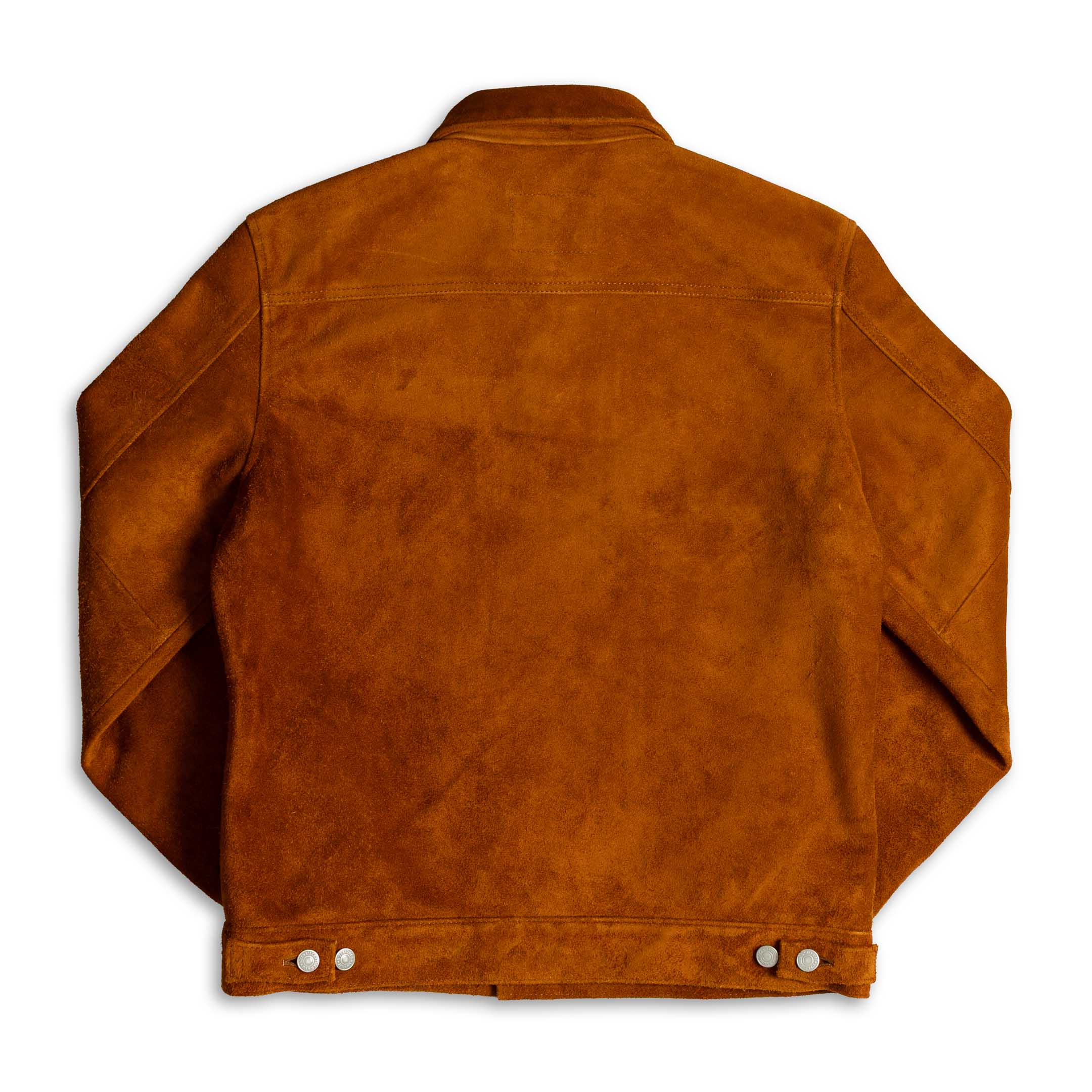 Y'2 Leather TB-141 Steer Roughout 2nd Type Jean Jacket Camel-Leather Jacket-Clutch Cafe-selvage denim-selfedge denim