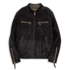 Y'2 Leather TR-64 Single Riders Jacket Steer Roughout Black-Leather Jacket-Clutch Cafe