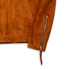 Y'2 Leather TR-64 Single Riders Jacket Steer Roughout Camel-Leather Jacket-Clutch Cafe
