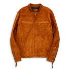 Y'2 Leather TR-64 Single Riders Jacket Steer Roughout Camel-Leather Jacket-Clutch Cafe