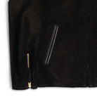 Y'2 Leather TR-65 Steer Roughout Single Riders Jacket Black-Leather Jacket-Clutch Cafe