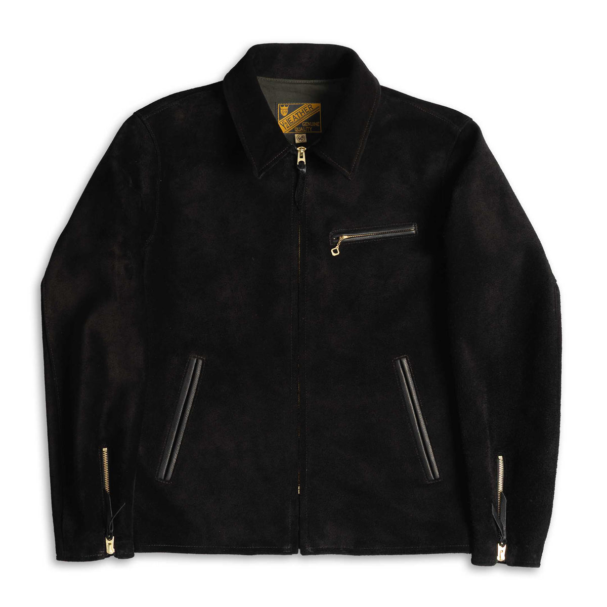 Y'2 Leather TR-65 Steer Roughout Single Riders Jacket