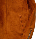 Y'2 Leather TR-65 Steer Roughout Single Riders Jacket Camel-Leather Jacket-Clutch Cafe
