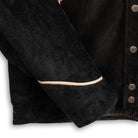 Y'2 Leather WJ-04 Steer Roughout Western Jacket Black-Leather Jacket-Clutch Cafe