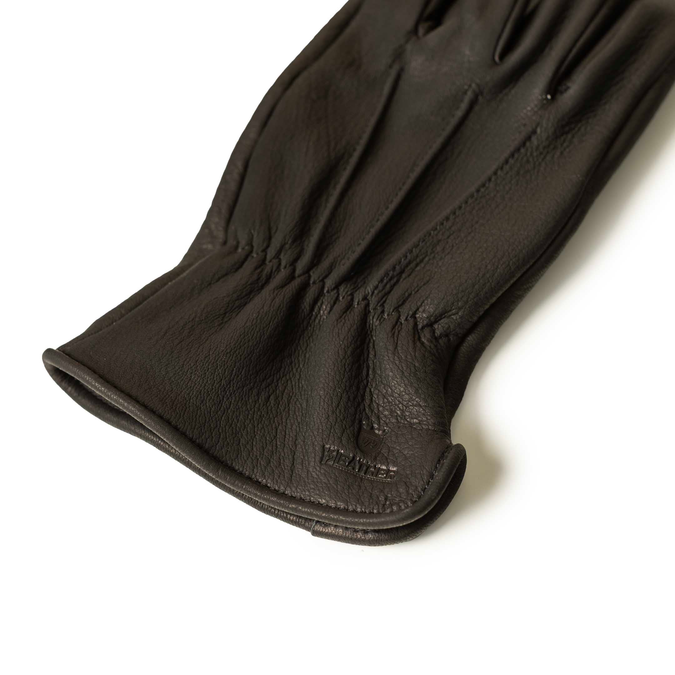 Y'2 Leather YG-01 Deerskin Leather Gloves Black-Gloves-Clutch Cafe