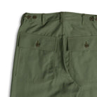 Yankshire 1961 Utility Trousers Vintage Sateen Olive-Trousers-Clutch Cafe