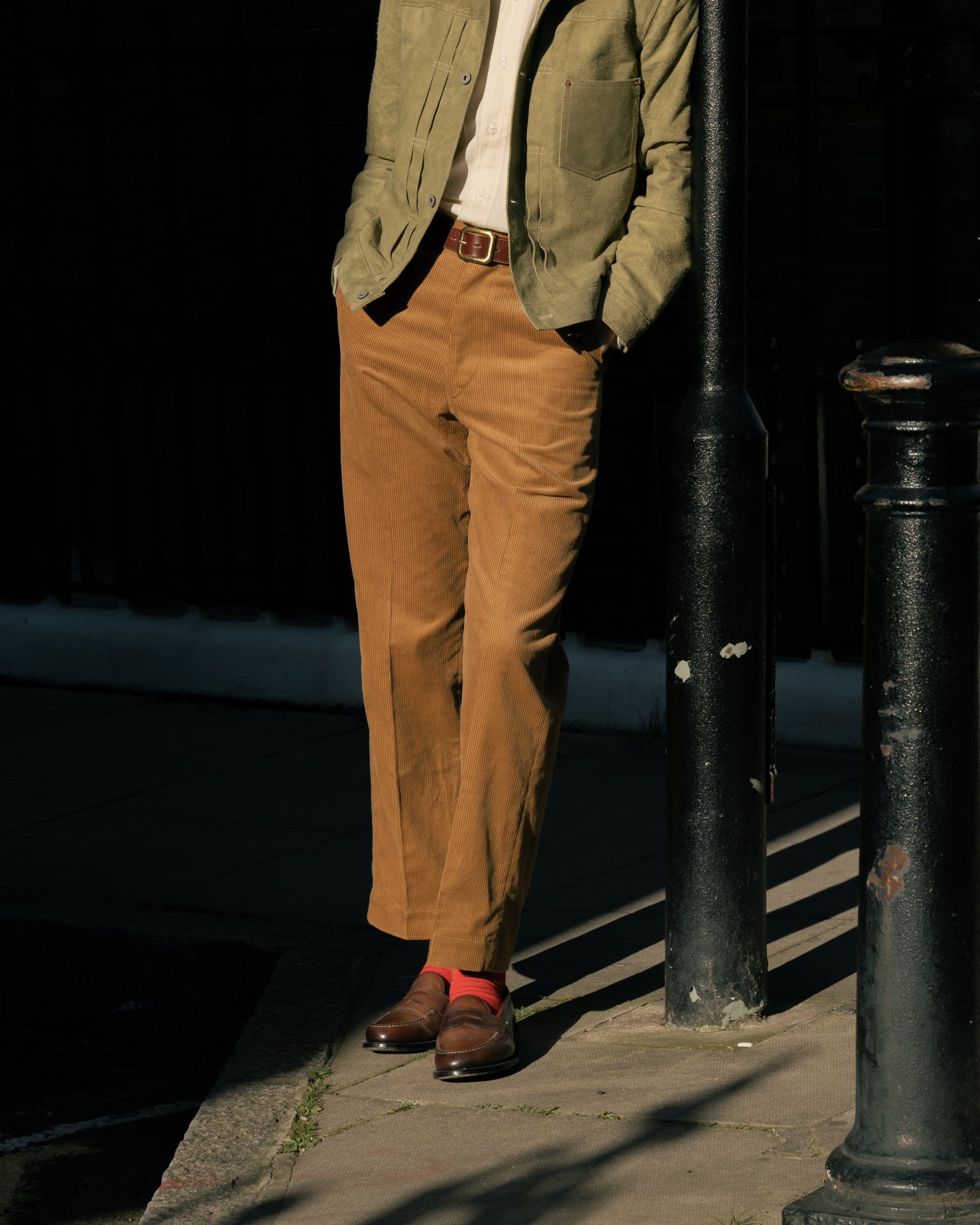 Yankshire 1963 Corduroy Trousers Camel-Trousers-Clutch Cafe
