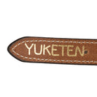 Yuketen 1" Triple Stitch Belt Buck Brown w/Natural Stitch-Belt-Clutch Cafe
