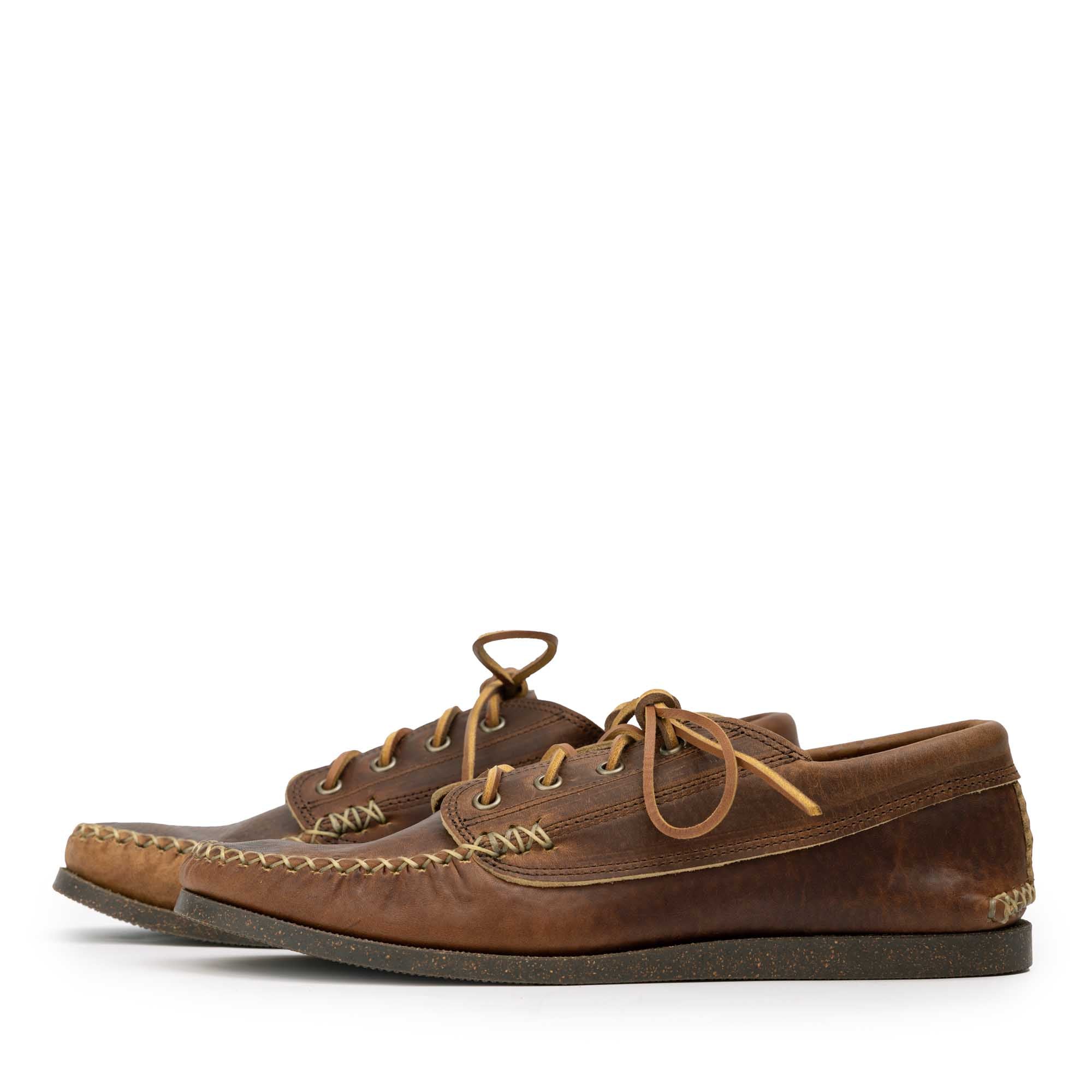 Yuketen Angler Moc w/Camp Sole CH Brown-Shoe-Clutch Cafe