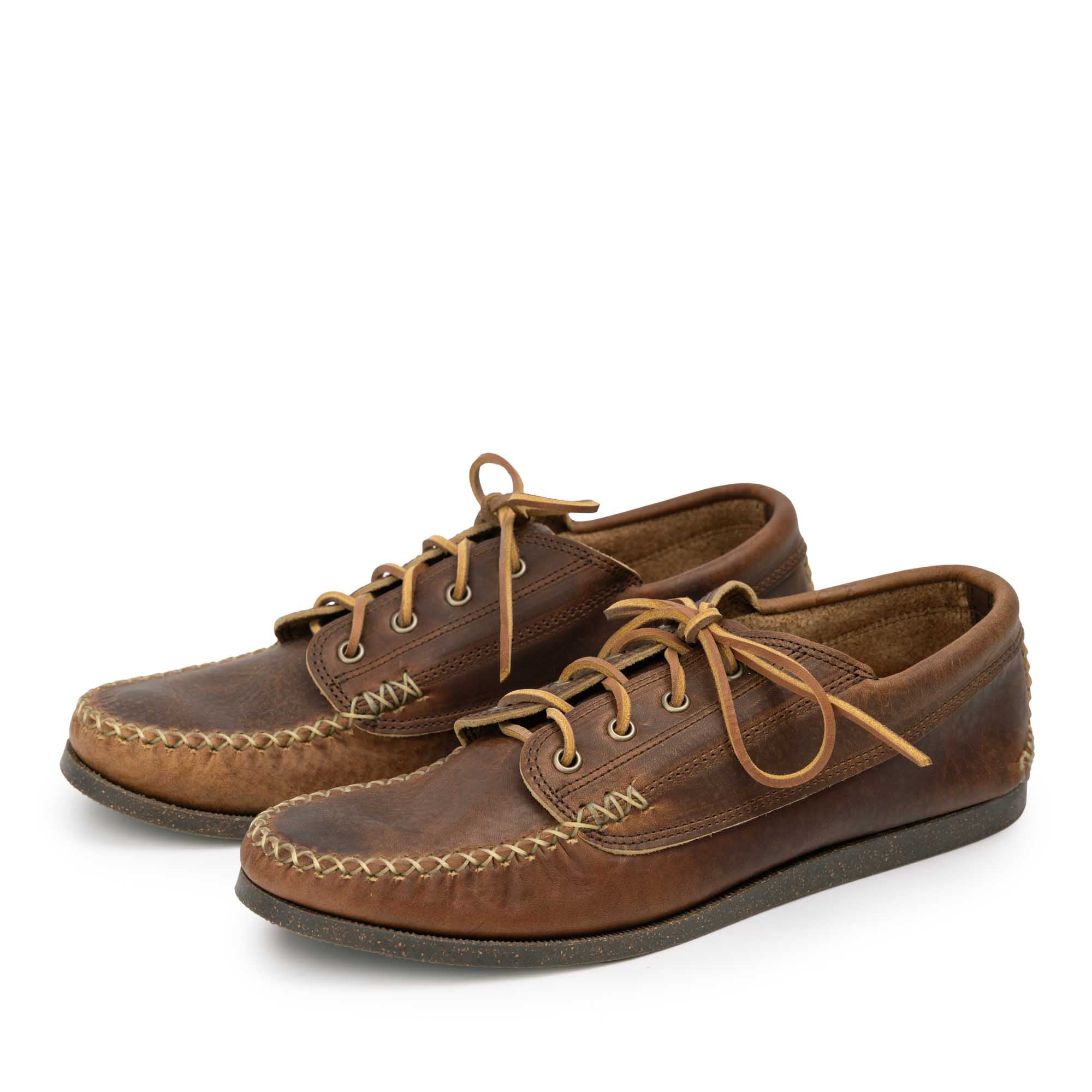 Yuketen Angler Moc w/Camp Sole CH Brown-Shoe-Clutch Cafe