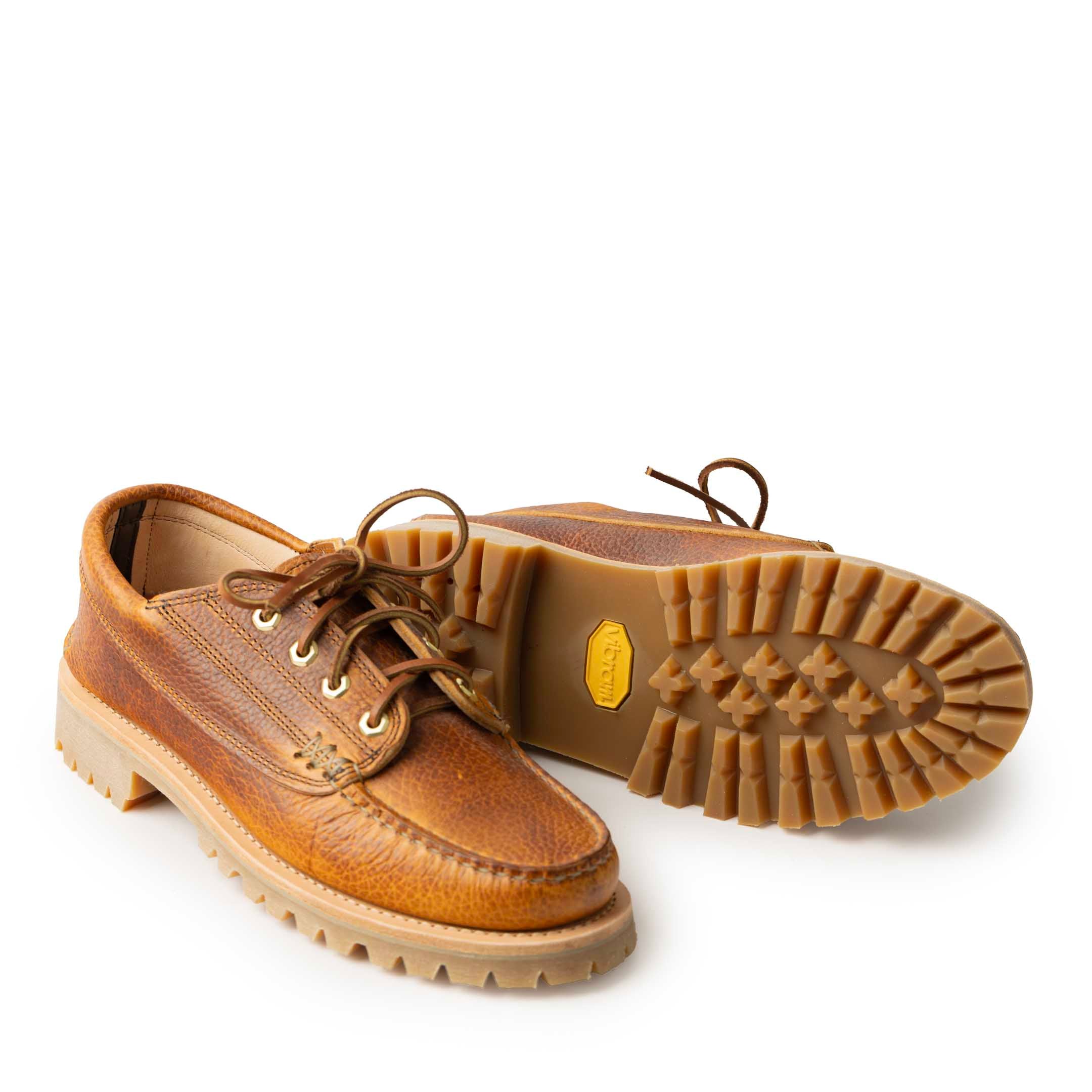 Yuketen Angler Moc w/Lug Sole BK Grizzly – Clutch Cafe