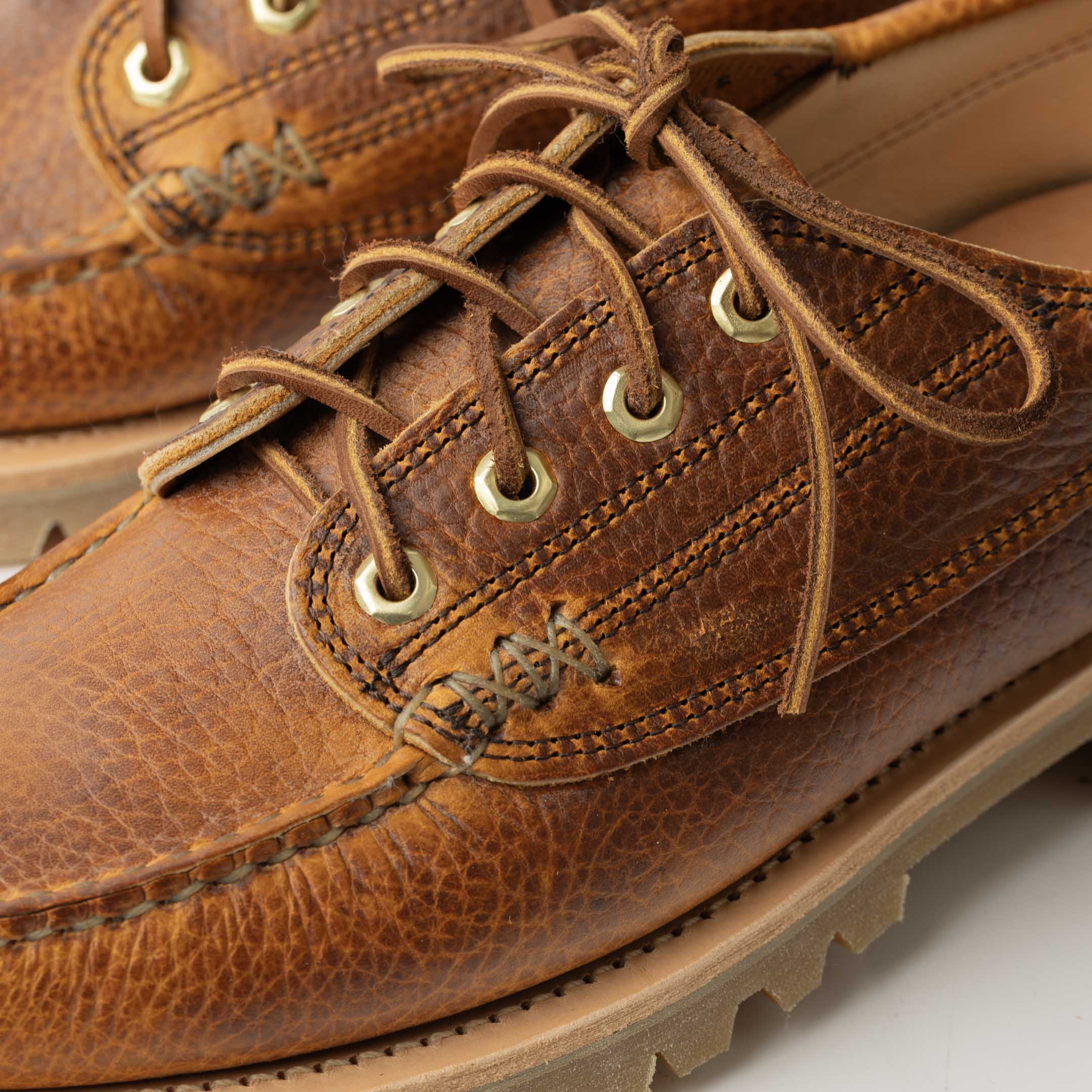 Yuketen Angler Moc w/Lug Sole BK Grizzly – Clutch Cafe