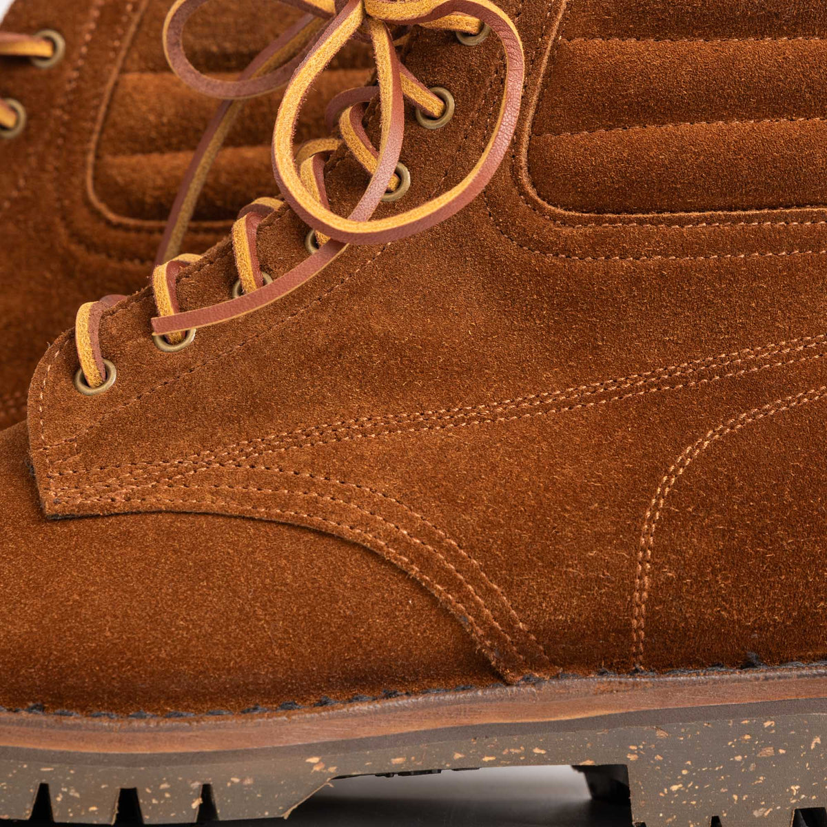 Yuketen Canadian Work Boots II Triple Row Stitch Down w/ Cortina Sole Stead Snuff-Boots-Clutch Cafe