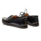 Yuketen Canoe Moc w/ Camp Sole Black x Stone Wash Denim-Shoes-Clutch Cafe