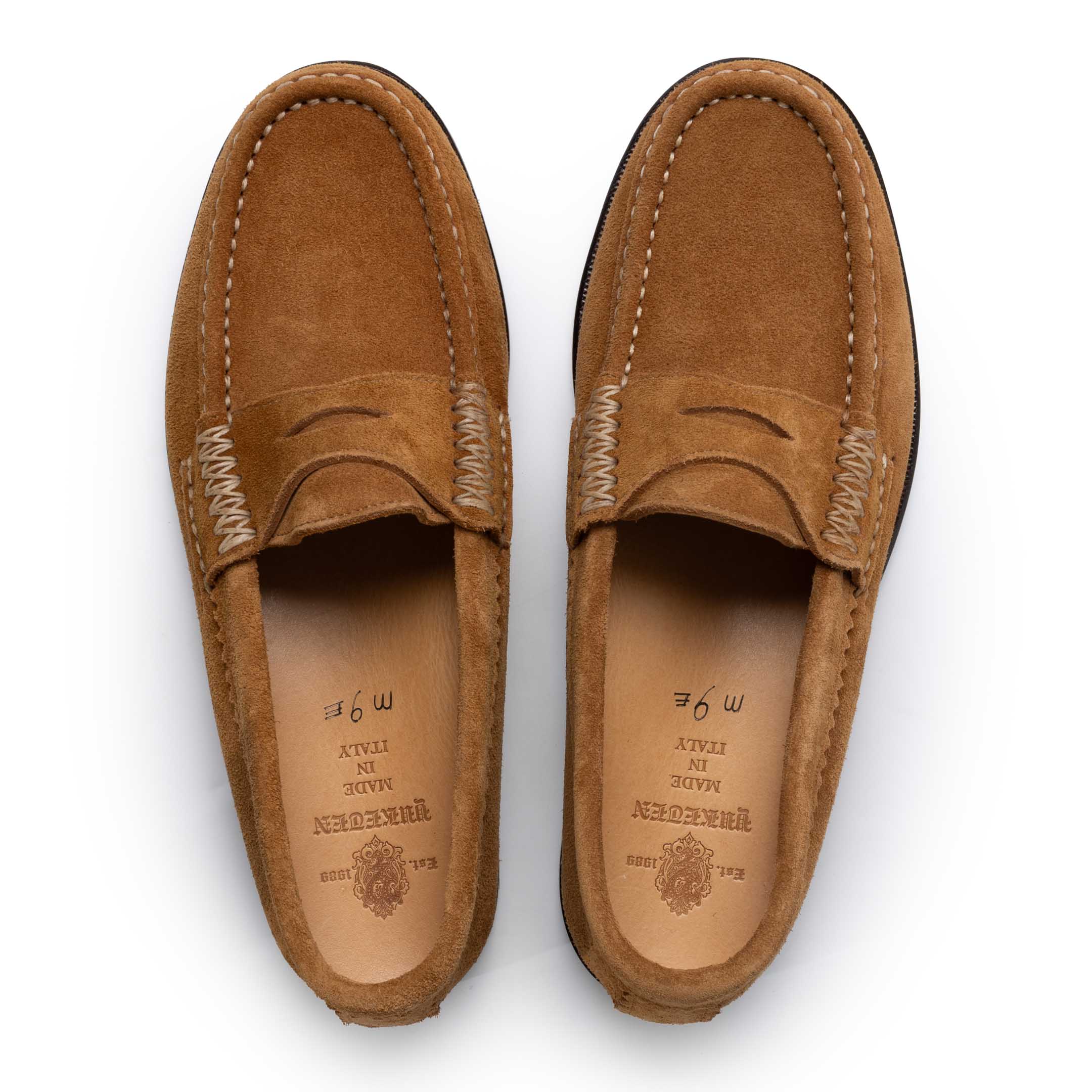 Yuketen Rob's Loafer w/Leather Sole Tosca G Brown-loafer-Clutch Cafe