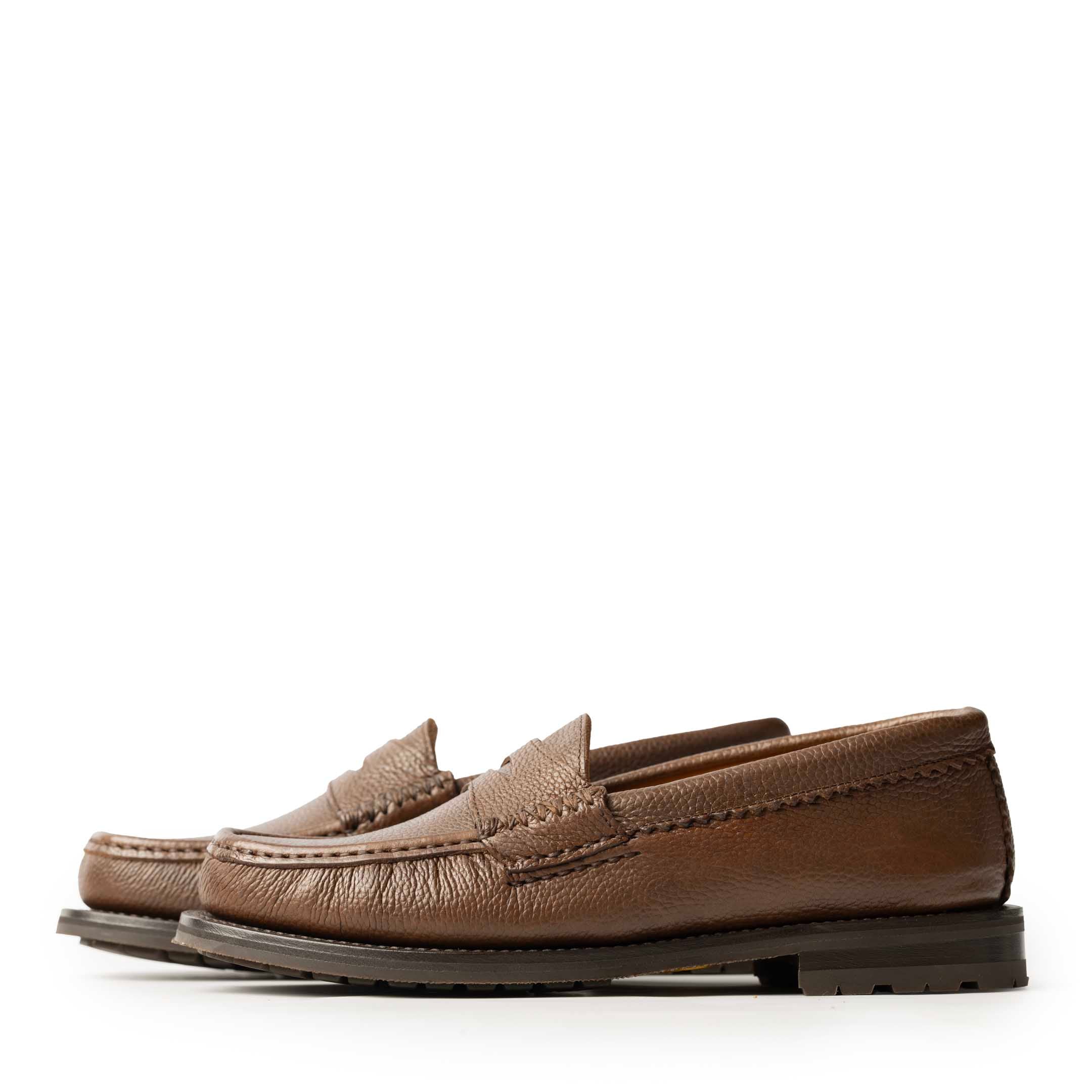 Yuketen Rob's Loafer w/Vibram Tuscany T Pale Brown-loafer-Clutch Cafe
