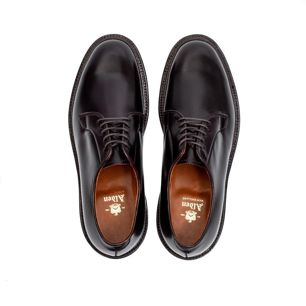 Alden Colour 8 Cordovan Plain Toe Blucher 990-shoes-Clutch Cafe