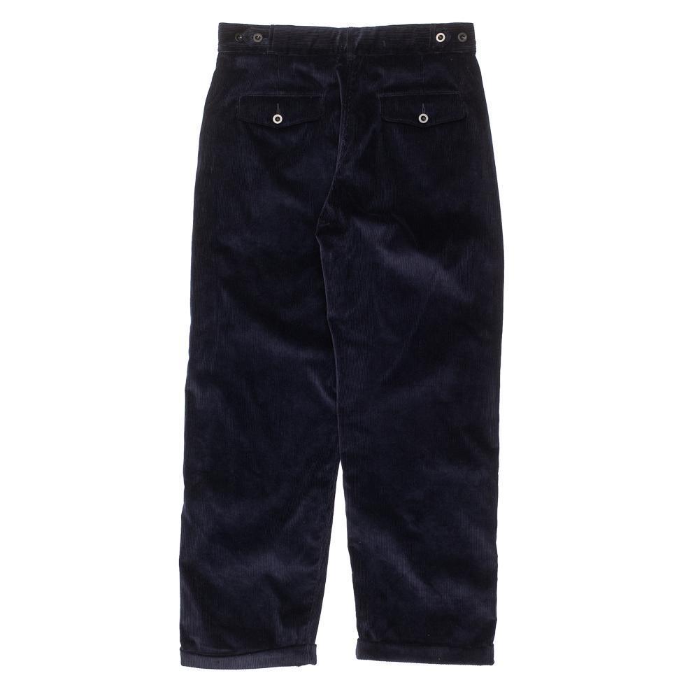 Allevol Brunell Brisbane Moss Corduroy Dark Navy-Trousers-Clutch Cafe