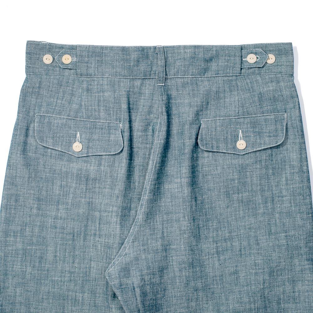 Allevol Brunel Chambray Chino-Trousers-Clutch Cafe