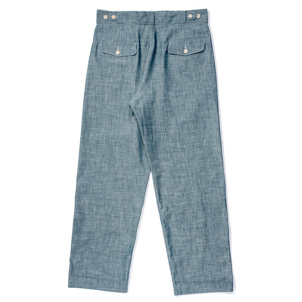 Allevol Brunel Chambray Chino-Trousers-Clutch Cafe