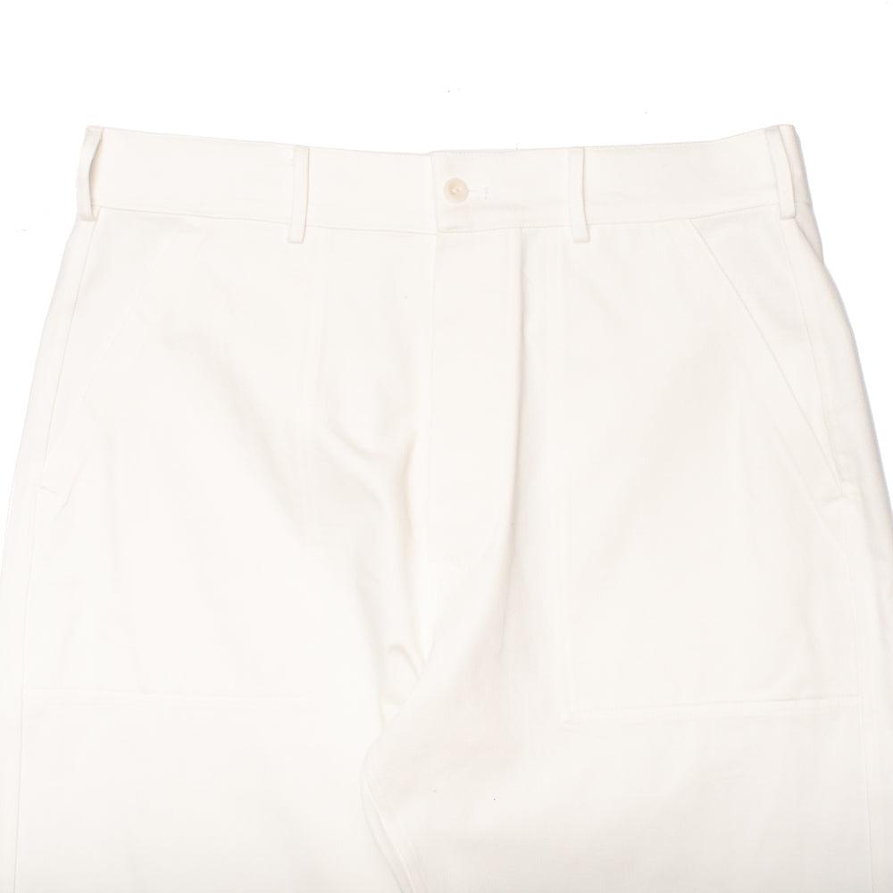 Allevol Ernest Utility Trousers Brilliant White-Trousers-Clutch Cafe