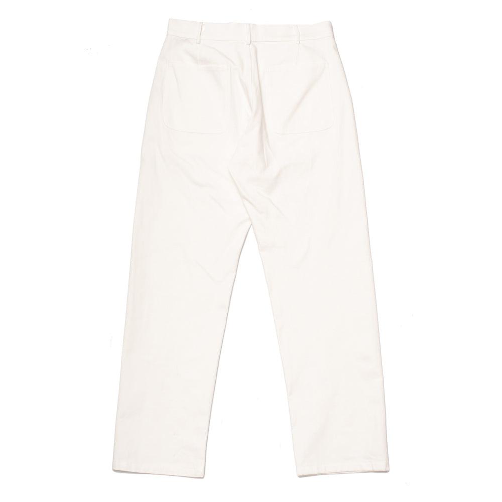 Allevol Ernest Utility Trousers Brilliant White-Trousers-Clutch Cafe